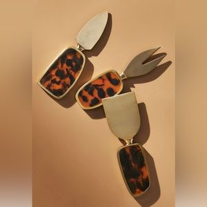 tortoise cheese knives, set of 3